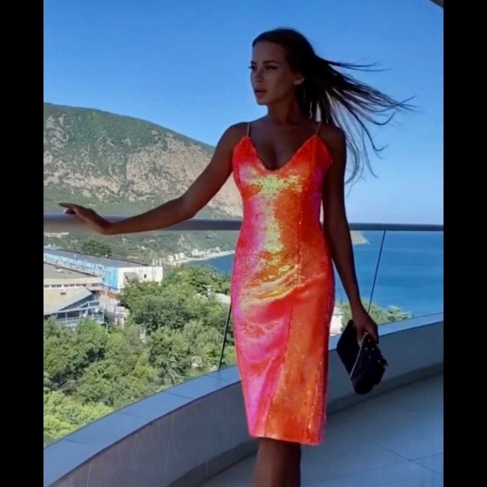 Custom Sequin Dress: Designer-Empire of Summer NWT